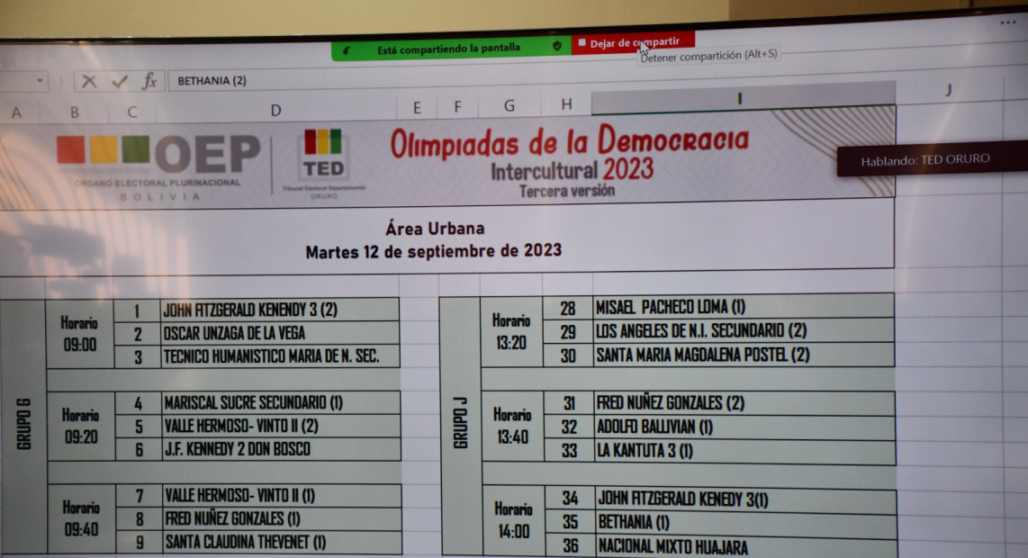 TED ORURO SORTEO FINA DPTAL ODI 07