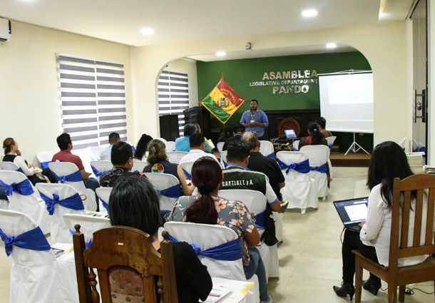 TED Pando capacita a asambleístas departamentales sobre acoso y violencia política hacia la mujer