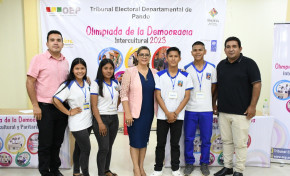 TED Pando: la UE Simón Bolívar por segunda vez representará a Pando en las Olimpiadas de la Democracia Intercultural