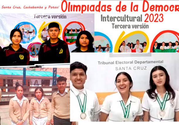Potosí, Cochabamba y Santa Cruz disputarán la final de las Olimpiadas de la Democracia Intercultural 2023