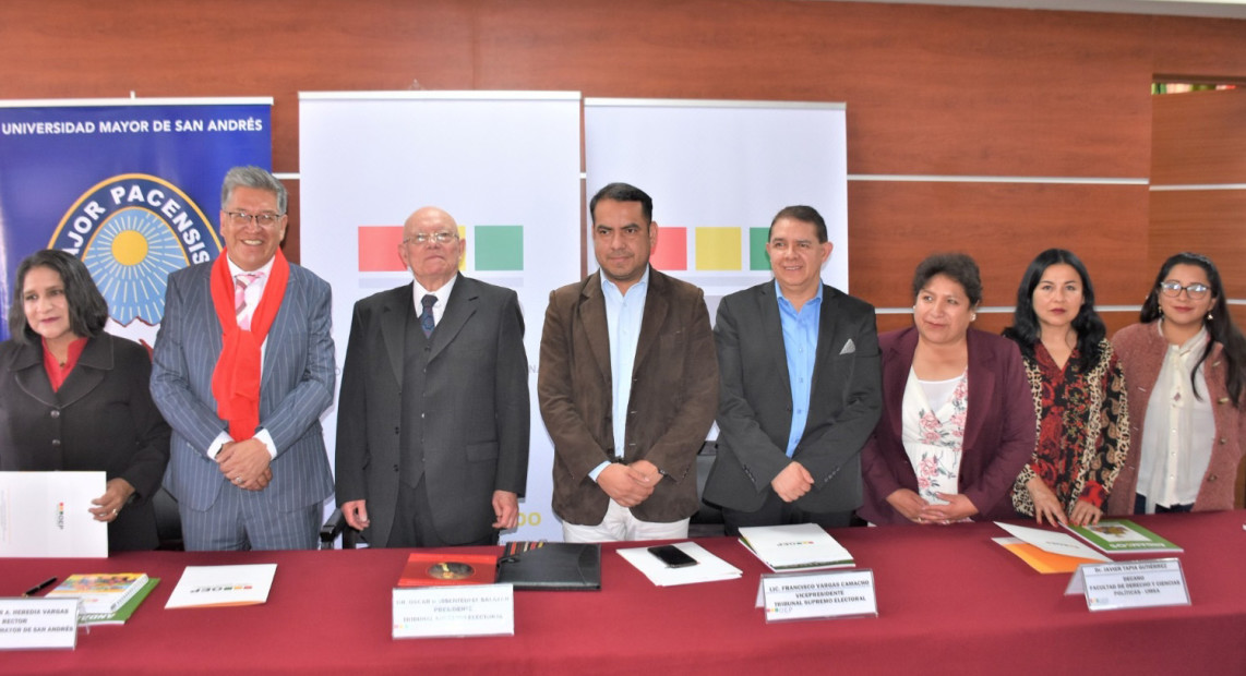 FIRMA DE CONVENIO UMSA TSE