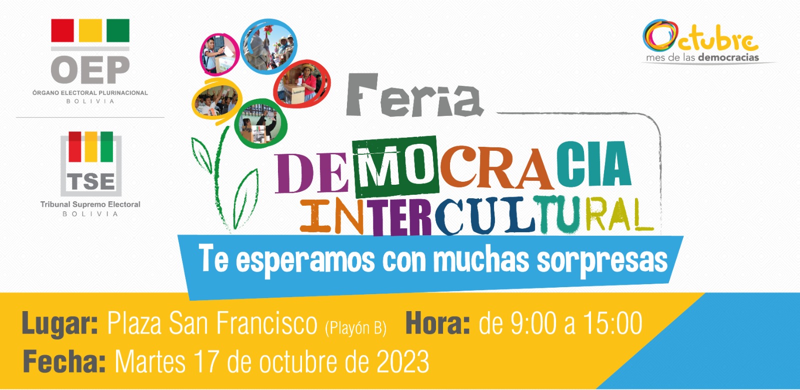 banner feria de las democracias 2023