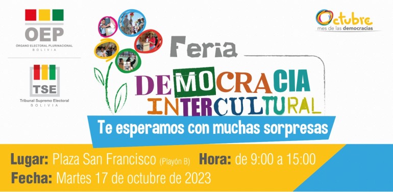 banner feria de las democracias 2023