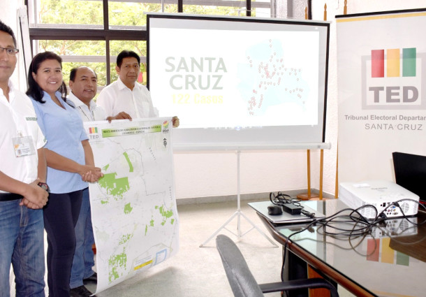 TED Santa Cruz reclasifica 121 recintos electorales a la categoría uninominal y especial