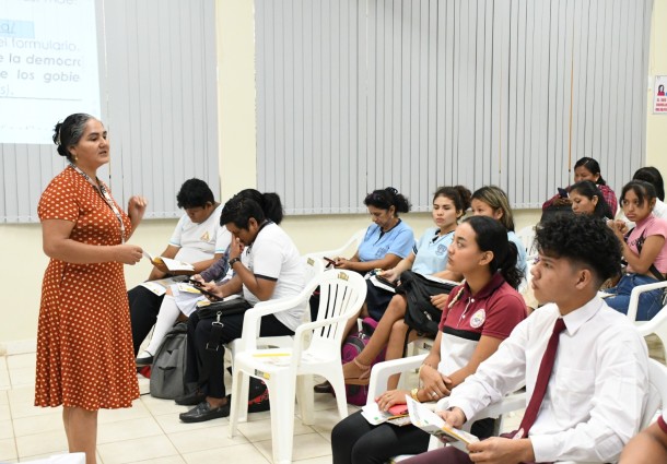 TED Pando cierra las capacitaciones sobre democracia intercultural con estudiantes del Distrito Educativo Cobija