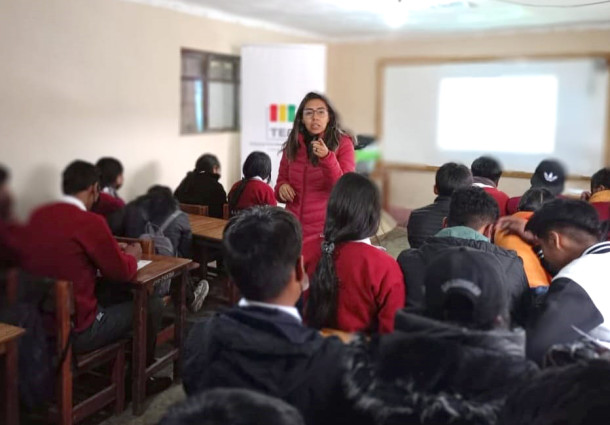 El TED de Cochabamba capacita a maestras, maestros y estudiantes del municipio de Bolívar con vistas a la Elección de Gobiernos Estudiantiles
