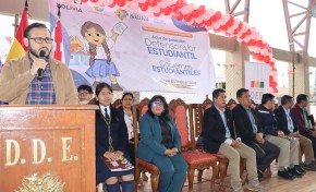 El TED Chuquisaca otorga credenciales a gobiernos estudiantiles de Sucre