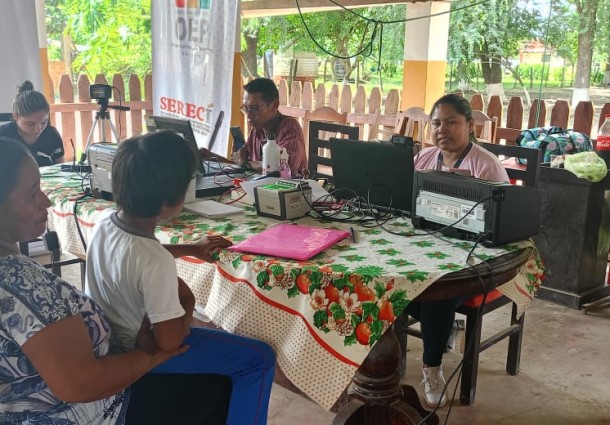 El TSE y Serecí anuncian que Sachojere es una localidad libre de subregistro de nacimientos en el Beni