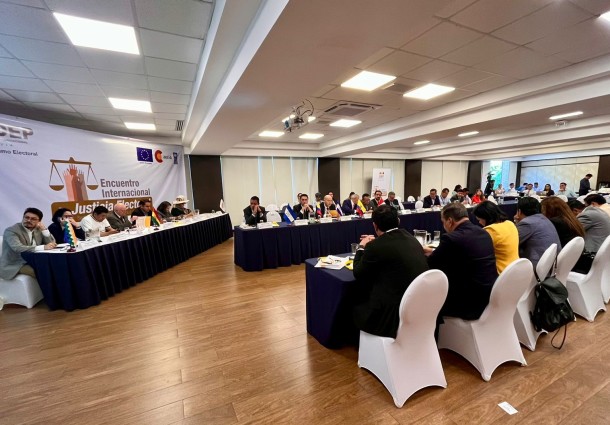 Santa Cruz: inicia el Encuentro Internacional de Justicia Electoral con presencia de autoridades electorales de Latinoamérica
