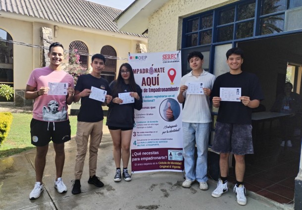 Serecí Cochabamba alcanza 5.547 nuevos registros en 14 días de reforzamiento al Padrón Electoral Biométrico