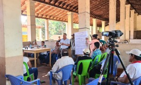 TED Beni acompaña la primera reunión deliberativa de consulta previa de las áreas mineras Mamoré I y Mamoré III