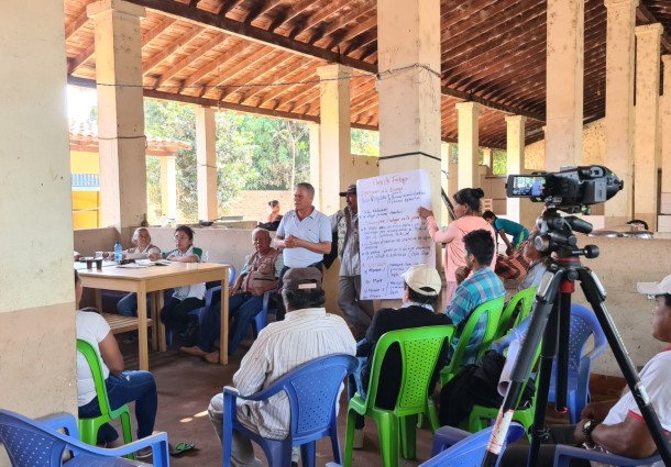 TED Beni acompaña la primera reunión deliberativa de consulta previa de las áreas mineras Mamoré I y Mamoré III