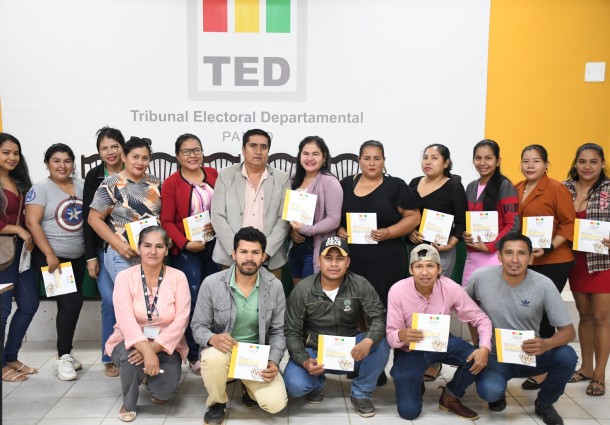 TED Pando concluye curso para postulantes a facilitadores y capacitadores electorales