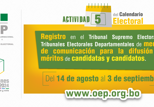 Elecciones Judiciales 2024: el registro de medios de comunicación para la difusión de méritos durará 21 días