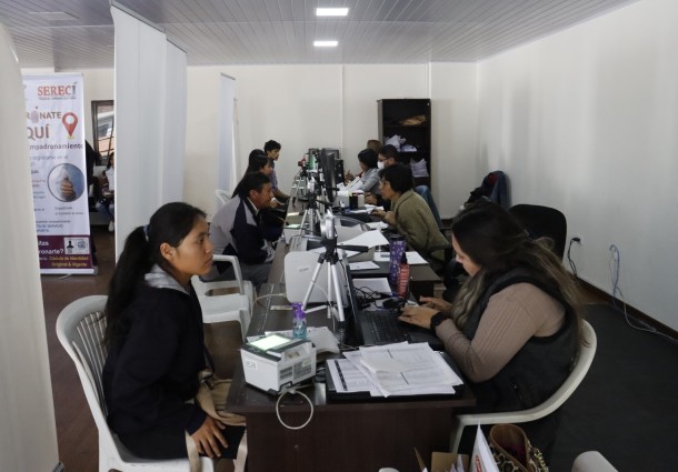Serecí Chuquisaca supera los nueve mil registros y sobrepasa su proyección de empadronamiento masivo