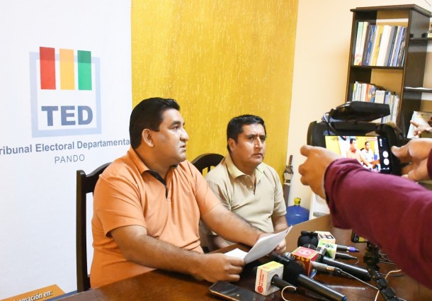 TED Pando anuncia el inicio de actividades del calendario electoral para las Elecciones Judiciales 2024