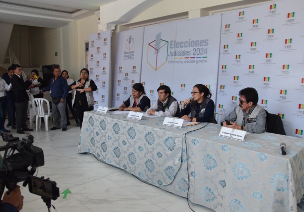 TED Cochabamba evalúa como positiva la media jornada electoral y destaca asistencia masiva