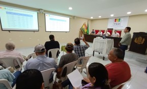 TED Beni socializa la distribución de escaños parlamentarios y delimitación de circunscripciones uninominales