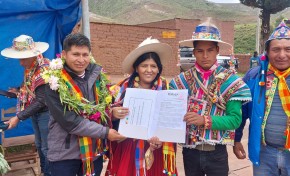 TED Potosí inaugura nuevo asiento y recinto electoral en el municipio de Pocoata