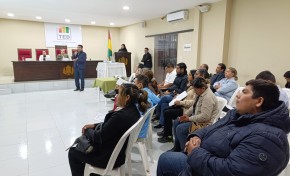 TED Beni culmina socialización sobre distribución de escaños y delimitación de circunscripciones