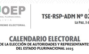 El TSE aprueba el calendario electoral para las Elecciones Generales 2025