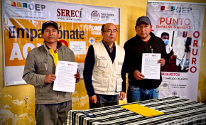 En funcionamiento centros de empadronamiento masivo en la ciudad y provincias de Oruro