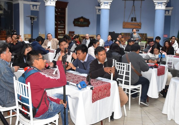 Tarija: TSE y Sifde presentan lineamientos normativos electorales a periodistas y medios