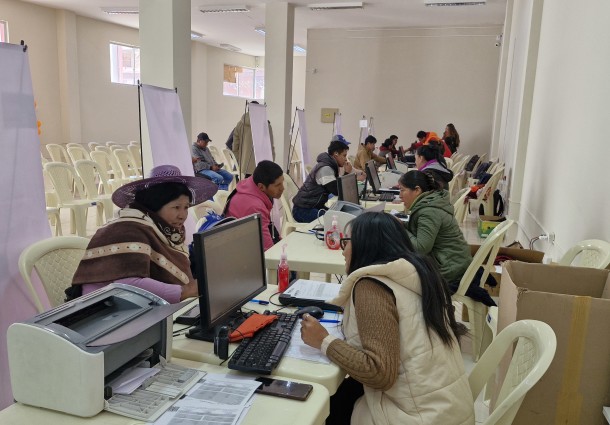 Concluye empadronamiento biométrico en Potosí con más de 44 mil registros