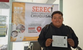 Chuquisaca: el empadronamiento biométrico masivo cierra con 29.703 registros
