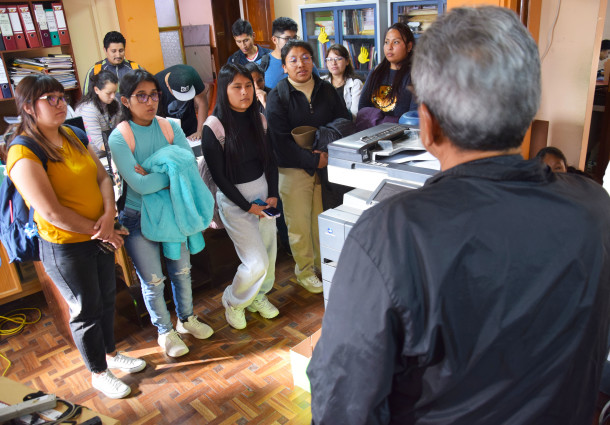 Estudiantes de la UMSS visitan el TED Cochabamba en el marco del tour educativo “Re-conociendo experiencias y acciones educativas”