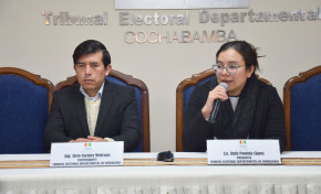 TED Cochabamba informa sobre solicitudes de rehabilitación y depuración de fallecidos en el Padrón Electoral Biométrico