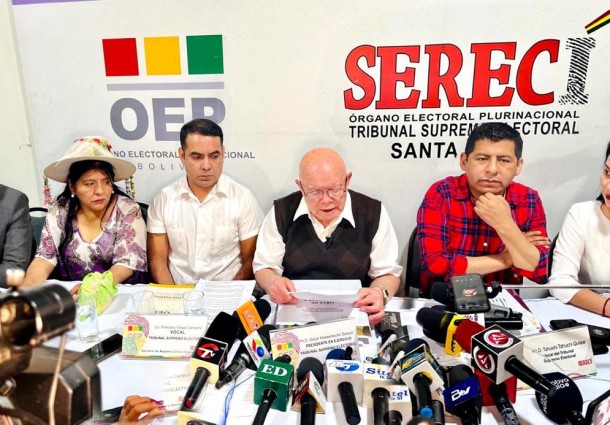 El TSE presenta la lista oficial de candidatos habilitados para las Elecciones Generales 2025