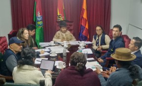 En reunión con veedores de la Unión Europea, TED La Paz informa el avance del proceso electoral y delimita posteriores acciones conjuntas