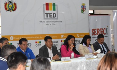 TED Santa Cruz refuerza la transparencia electoral con el Segundo Diálogo Departamental rumbo a las Elecciones 2025