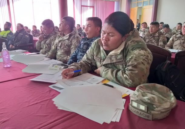 TED Oruro socializa protocolo de cadena de custodia con Fuerzas Armadas y Policía