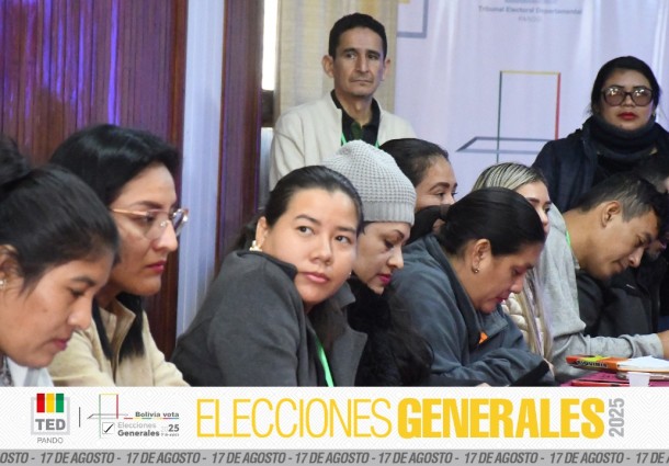 TED Pando inicia capacitación para facilitadores y capacitadores rumbo a las Elecciones Generales 2025
