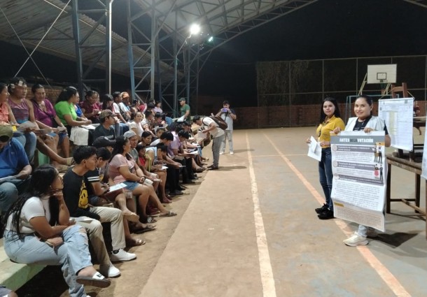 Brigada móvil de información electoral recorre comunidades del área rural del Beni