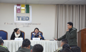 Refuerzan el blindaje electoral: TED Cochabamba capacita a policías y militares para garantizar la seguridad del proceso electoral
