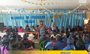 Chuquisaca: TED y  Sifde llegan a los ayllus de Chuquisaca con la socialización del proceso electoral