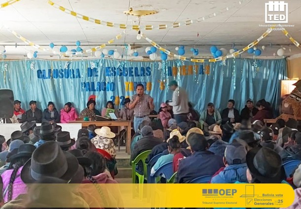 Chuquisaca: TED y  Sifde llegan a los ayllus de Chuquisaca con la socialización del proceso electoral