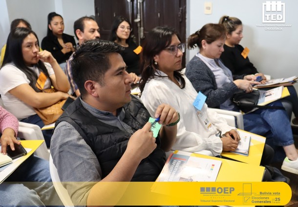 TED Chuquisaca inicia la formación de facilitadores y capacitadores electorales