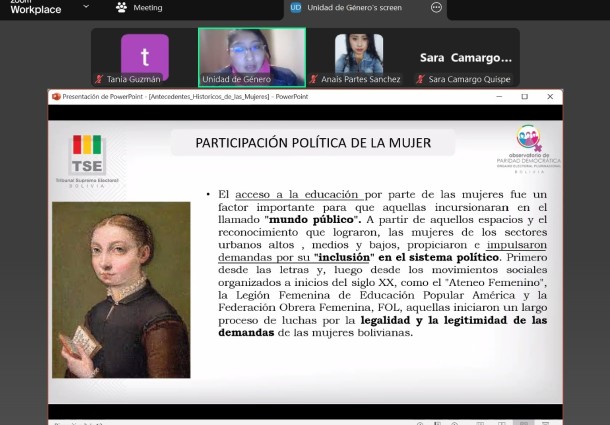 TSE impulsa curso para fortalecer y potenciar la participación política de mujeres candidatas en las Elecciones Generales 2025