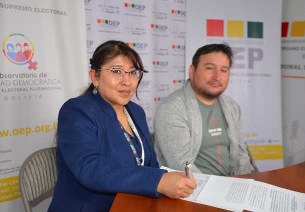 El TSE socializa el nuevo sistema de registro de renuncias y denuncias por acoso y violencia política hacia las mujeres