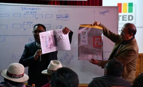 Elecciones Generales 2025: TED Oruro socializa medidas de seguridad del Sirepre y cómputo electoral
