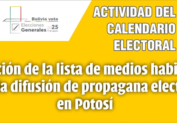 El TED Potosí habilita 189 medios para la difusión de propaganda electoral de cara a las Elecciones Generales 2025