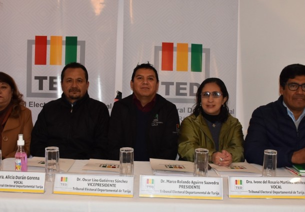 TED Tarija capacita a fuerzas del orden en cadena de custodia