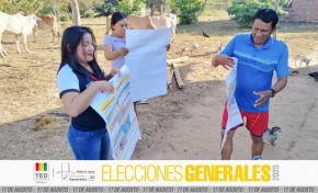 Pando: facilitadores indígenas socializan información electoral con pueblos Tacana, Esse Ejja y Cavineño