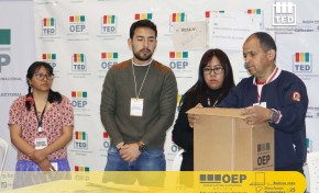 Chuquisaca: facilitadores y capacitadores realizan simulacro de votación de cara a las Elecciones Generales
