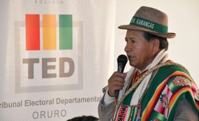 Autoridades municipales y originarias respaldan al TED Oruro en la organización de las Elecciones Generales 2025