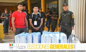 TED Pando despliega 28 comisiones al área rural para la entrega y recojo del material electoral